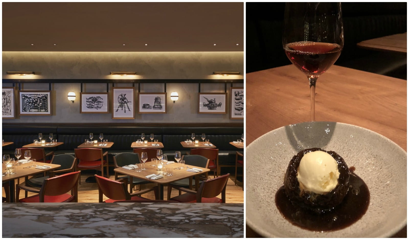 Sticky toffee pudding and 20 year old tawny port