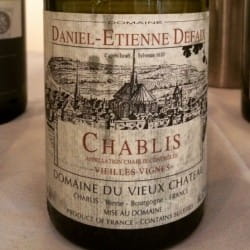 Wine of the week: Daniel-Etienne Defaix Chablis Vieilles Vignes 2010 