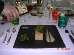 Cognac right through the meal?