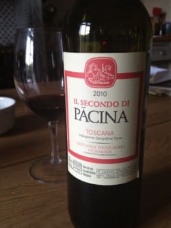 Spicy tuna pasta and Tuscan red