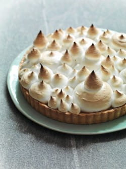 Lemon and yuzu meringue tart