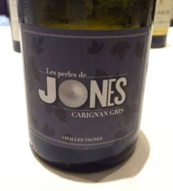 Les Perles de Jones Carignan Gris, Côtes Catalanes