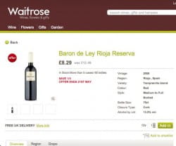 Weekend wine bargains at Waitrose