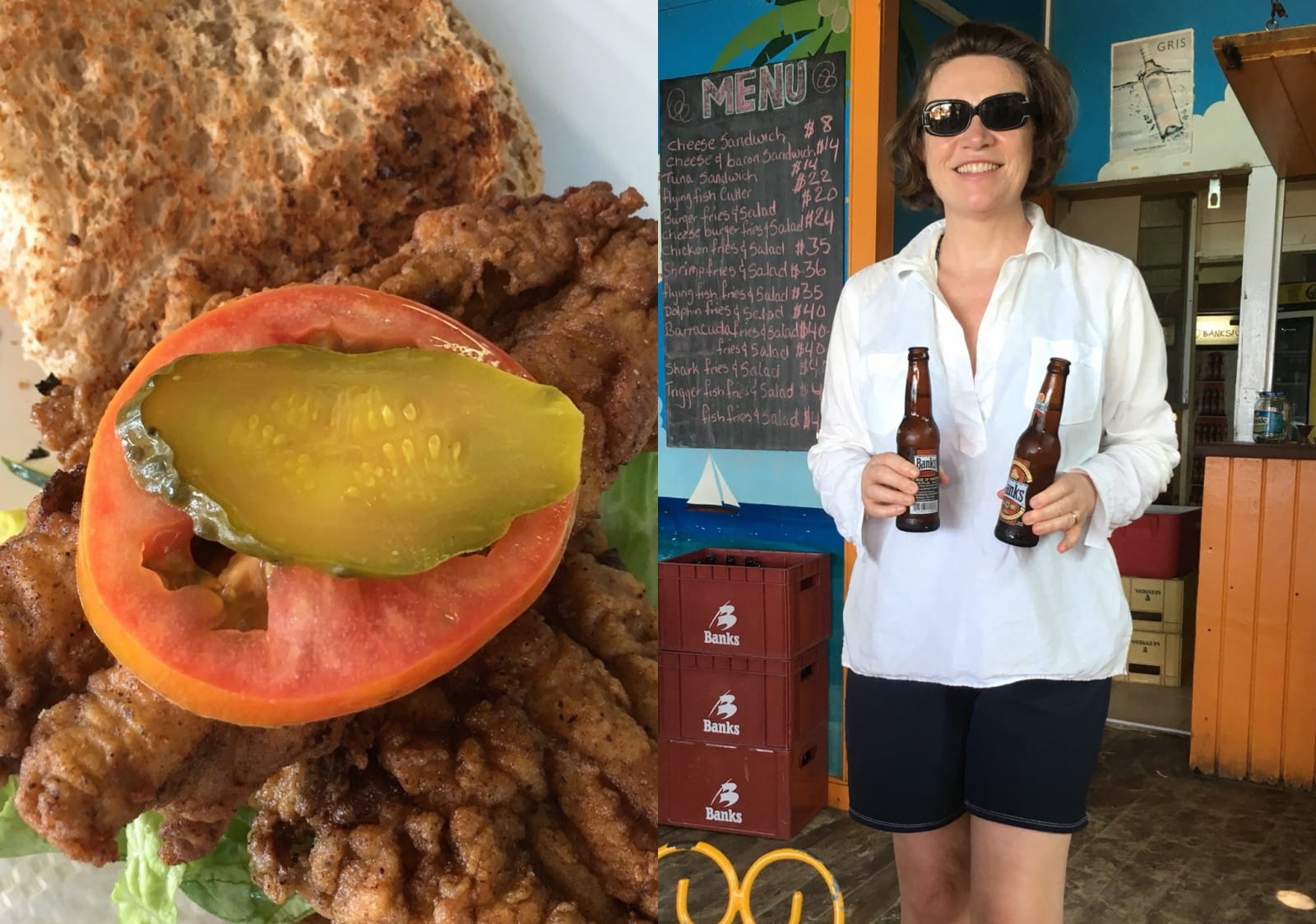 Flying fish cutters and Banks beer