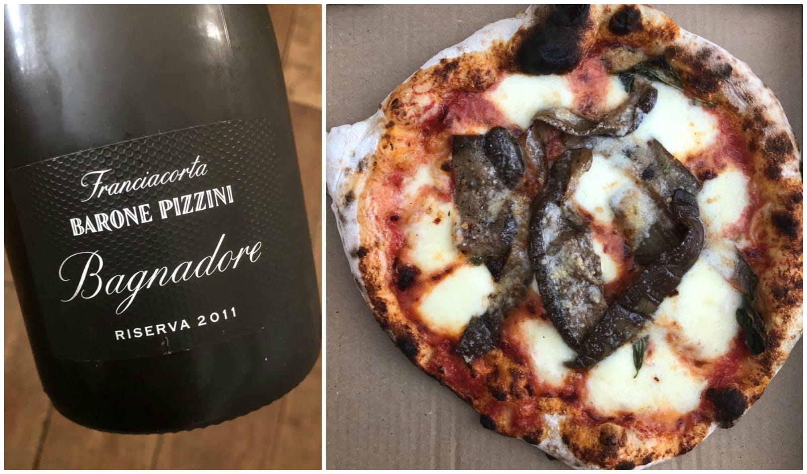 Pizza and Franciacorta