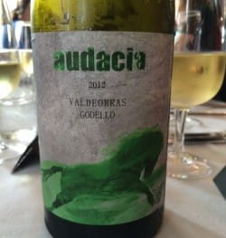 Audacia Godello 2012, Les Trois Amis, Valdeorras