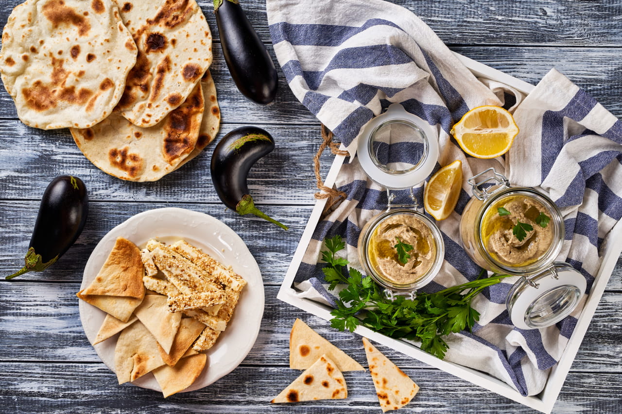 A Middle-Eastern inspired barbecue for eight