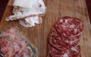 Charcuterie and young Syrah