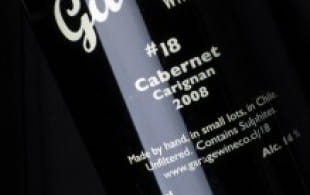 Lamb with coriander and the Garage Wine Company's Cabernet/Carignan