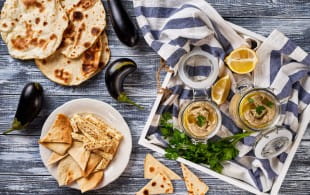 A Middle-Eastern inspired barbecue for eight