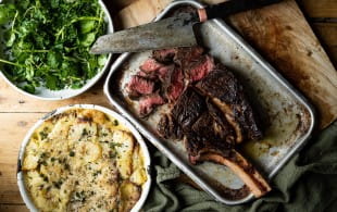 Côte de Boeuf with Dauphinoise Potatoes