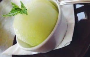 Gin and cucumber sorbet