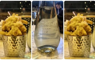 Sake and truffle fries