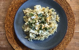 Kedgeree and a crisp Portuguese white
