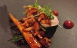 Rabbit ballotine with Domaine Lucci Wildman Pinot Noir