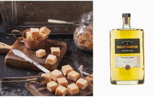  Single malt whisky and salted caramel fudge