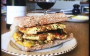 Fridge-raid tortilla sandwiches