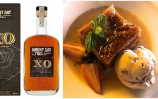Bread pudding with Mount Gay XO Rum