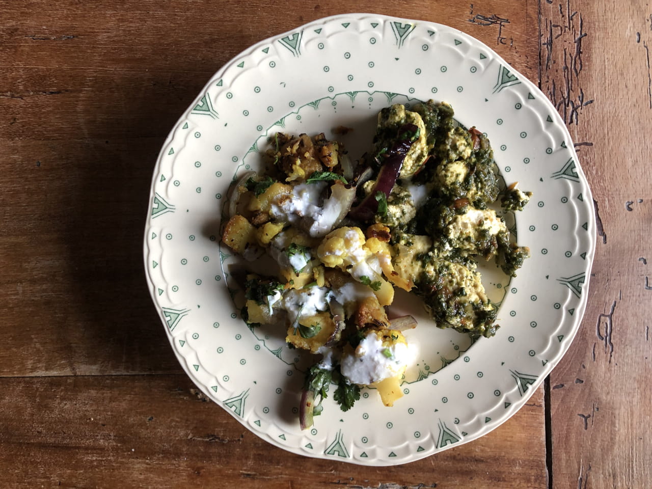  Indian veggie food and sauvignon blanc