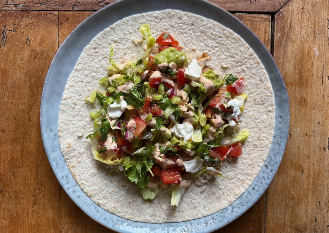 Languedoc rosé and Rick Stein’s chicken burrito