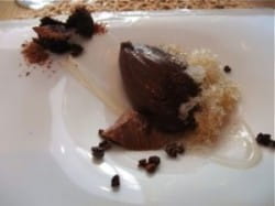 Chocolate and roasted Oolong tea