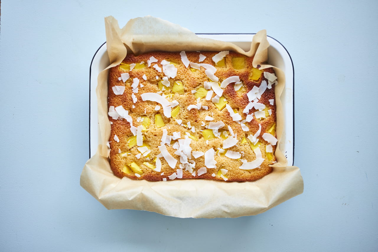 Coconut & Mango Yoghurt Cake
