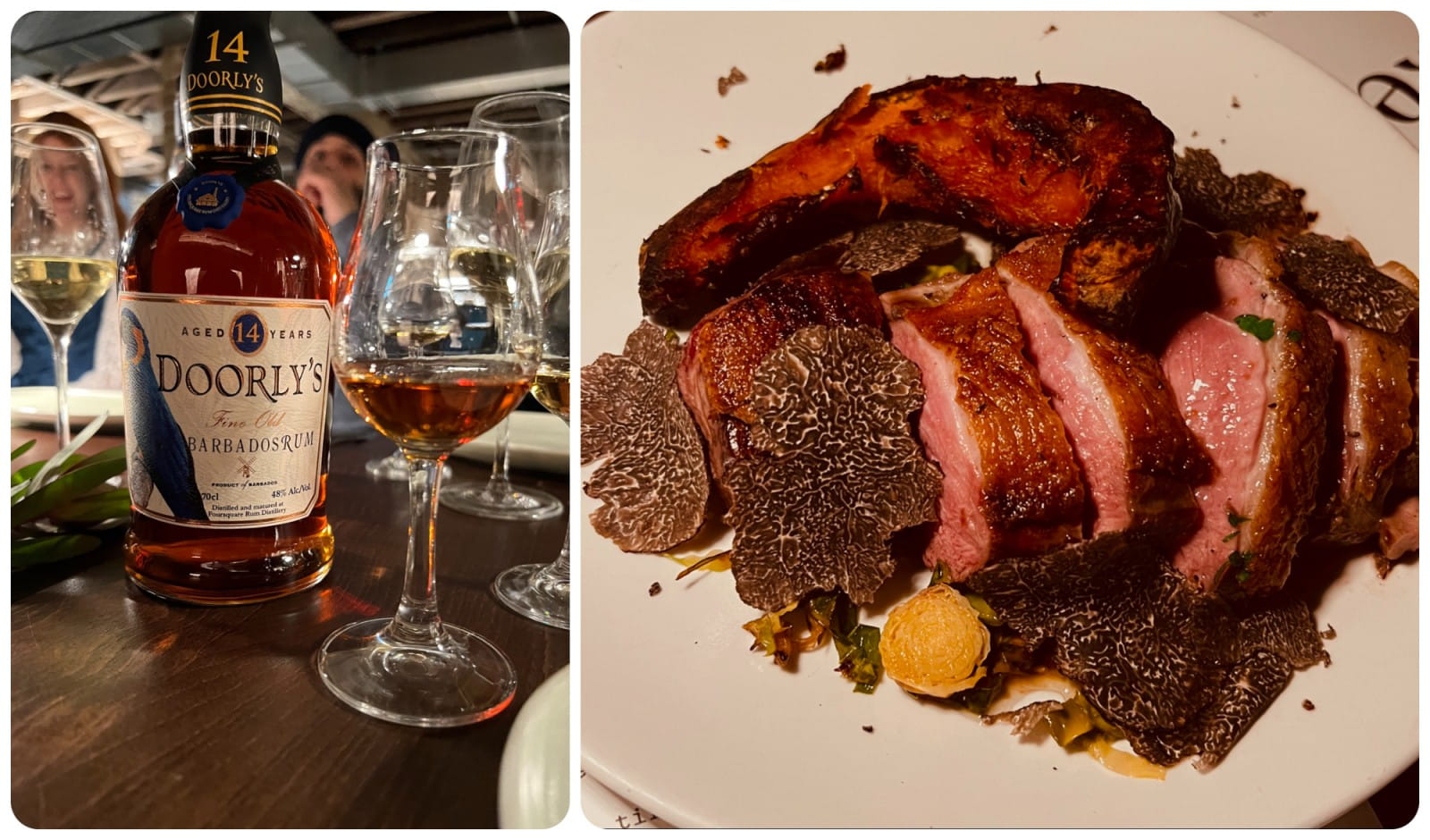 Duck and rum
