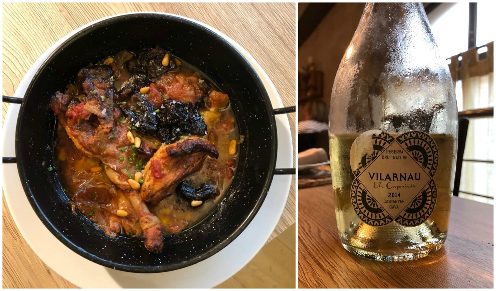 Duck casserole with Vilarnau Els Capricis Cava 