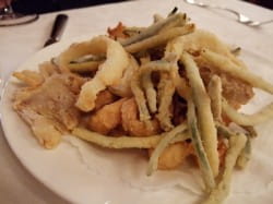Fritto misto + vino bianco