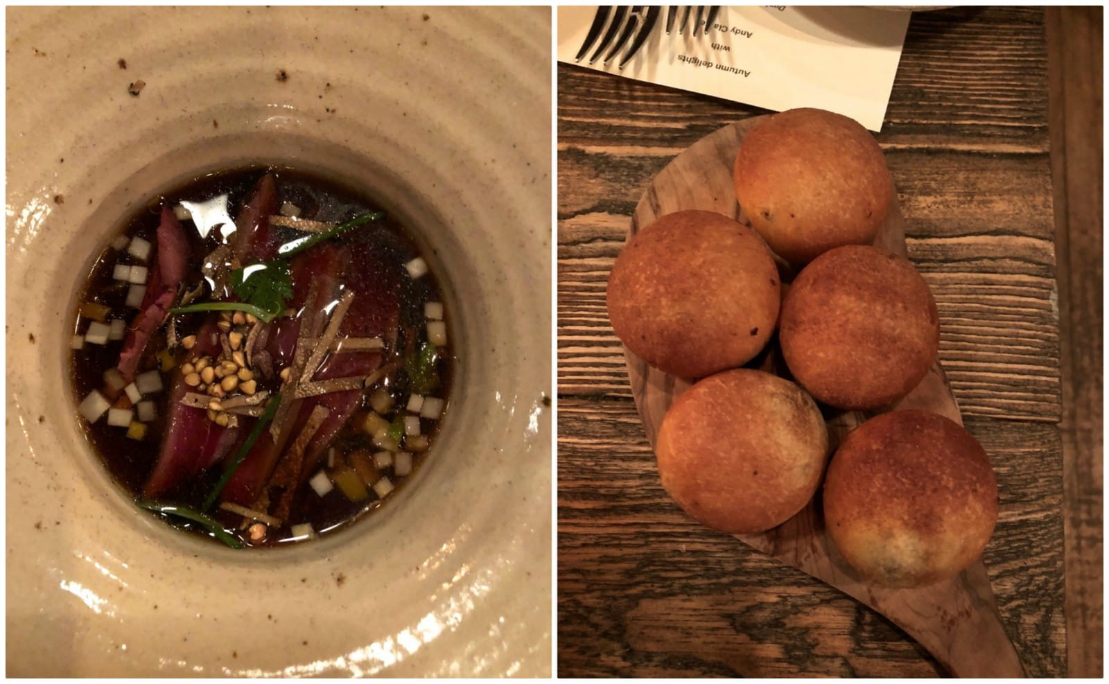 Game consommé with a Croatian red 