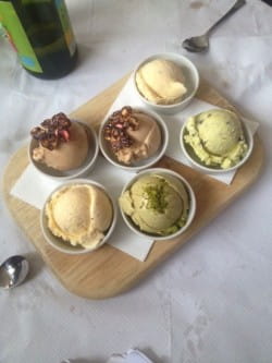 Tonka bean ice cream and Zoco Pacharan 