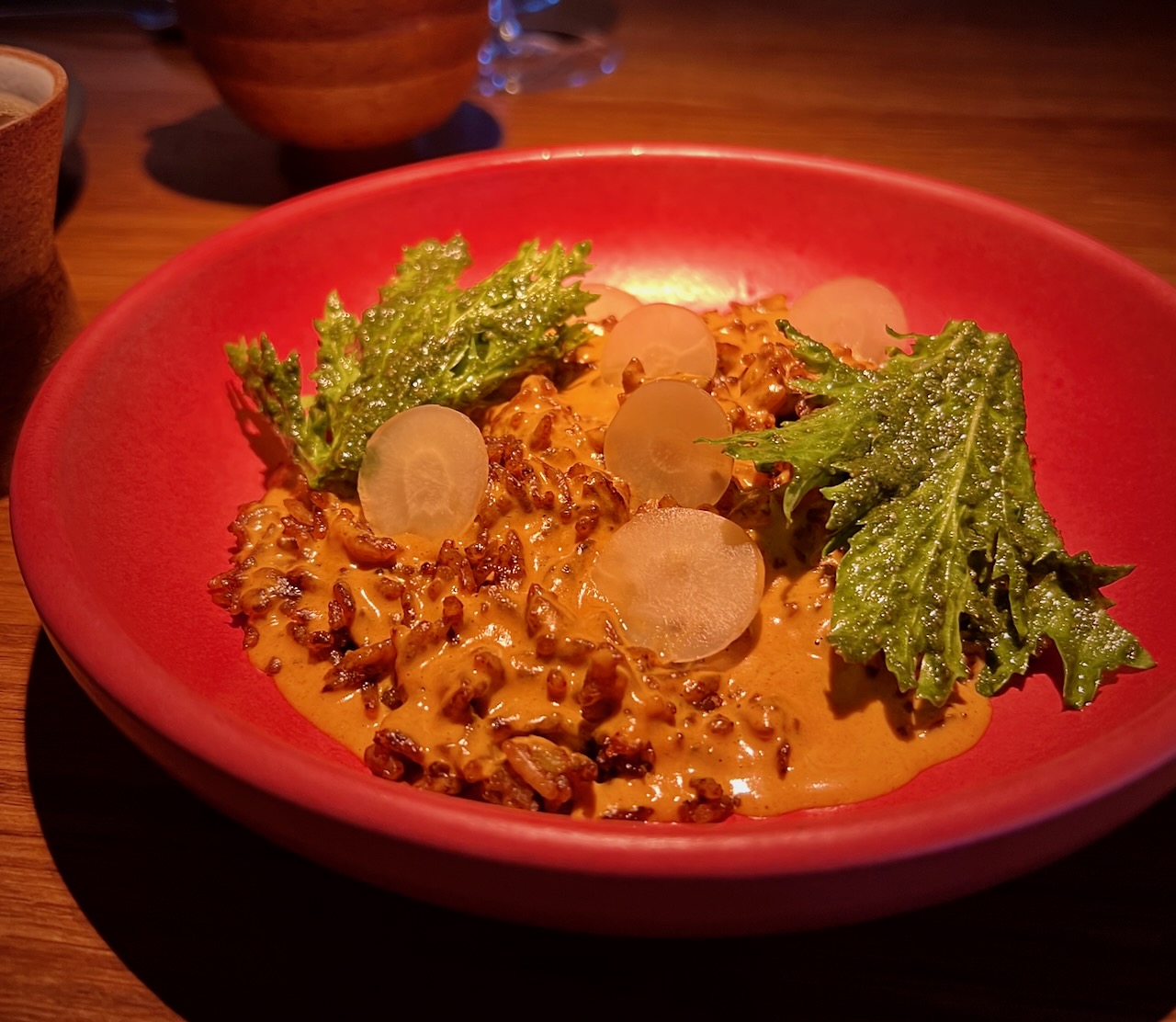 Smoked jollof rice and pu’erh tea