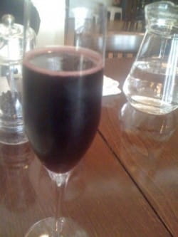 Lambrusco Grasparossa and pork