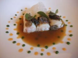 Langoustine cannellonis and citrus with Pacherenc de Vic Bilh