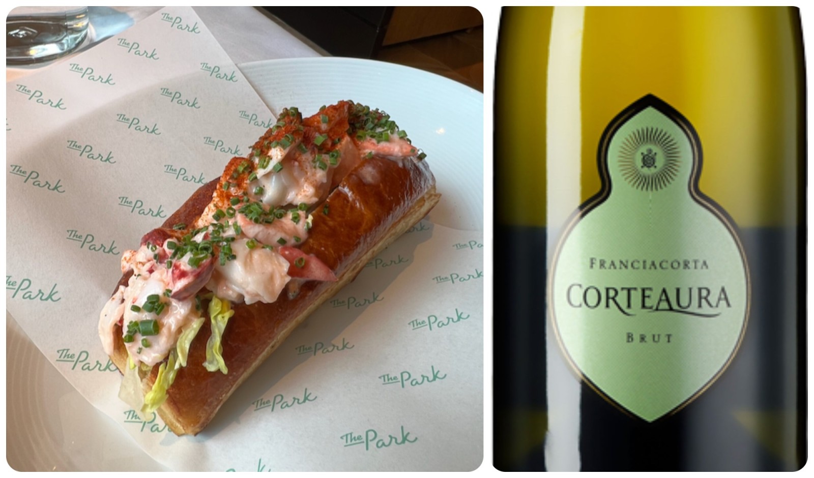 Lobster roll and Franciacorta
