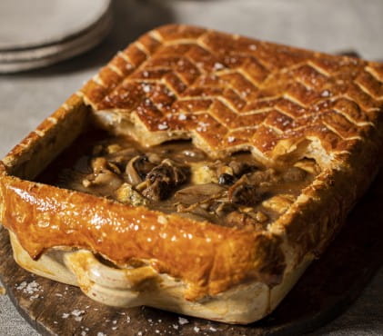 Beef, Stilton and Onion Pie