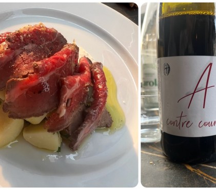 Cold roast beef and a light Loire red
