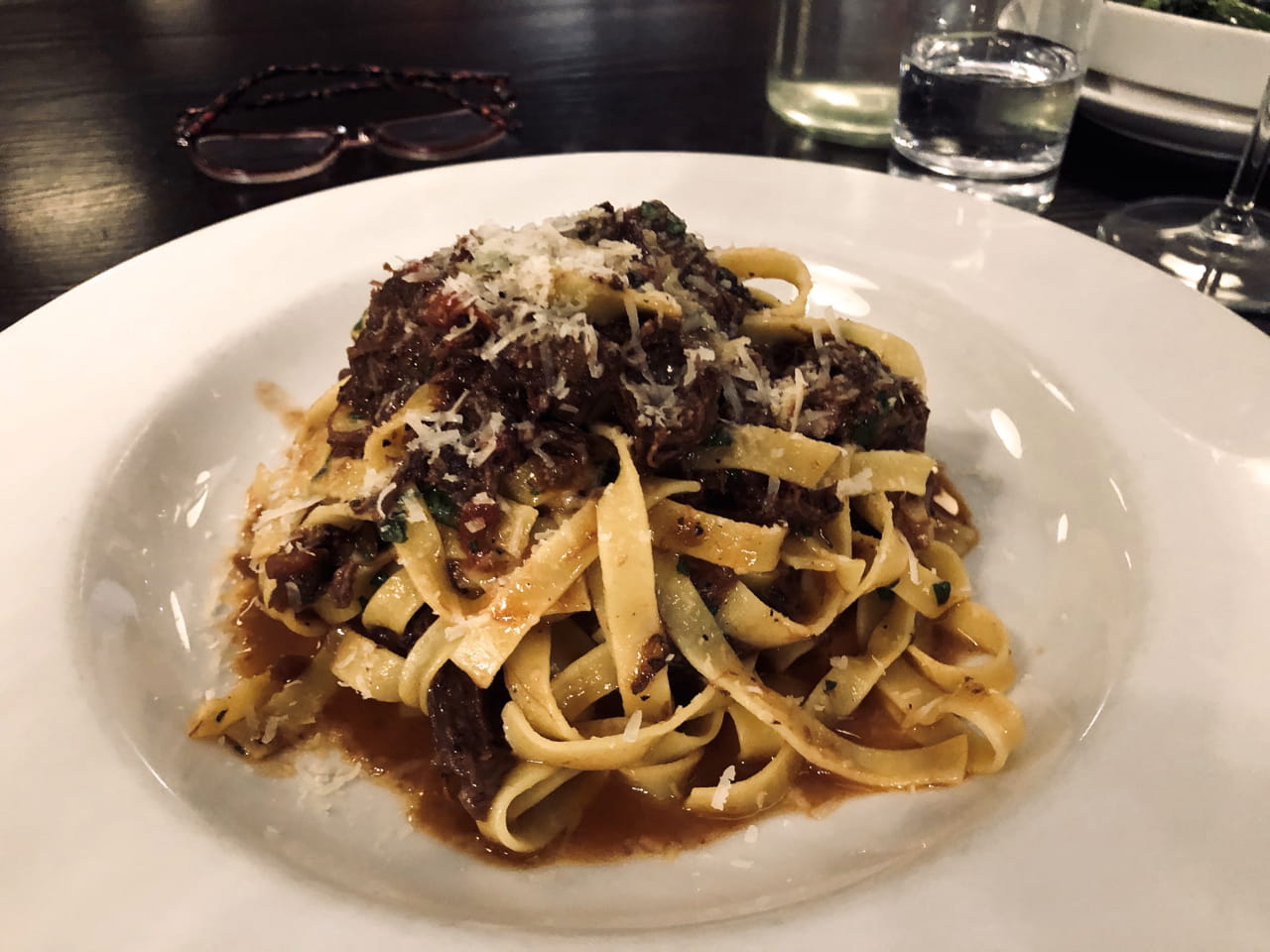 Ox cheek ragu and nero d’avola