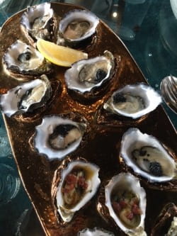  Oysters and Tasmanian fizz