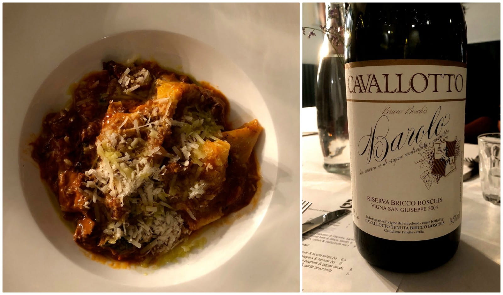  Pappardelle with beef shin and Barolo
