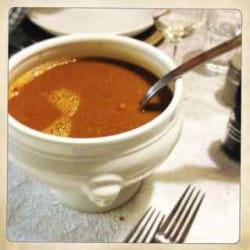 Provençal-style fish soup and Picpoul de Pinet