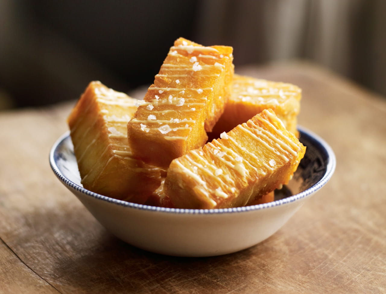 Quality Chop's legendary confit potatoes