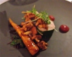 Rabbit ballotine with Domaine Lucci Wildman Pinot Noir