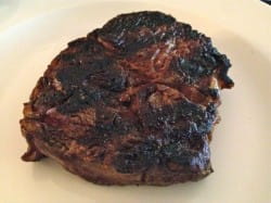 Chargilled steak with Stellenbosch Cabernet Sauvignon
