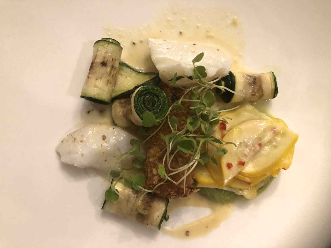 Salt cod croquettes and zero dosage champagne