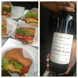 Shake Shack burger and 2008 Quintarelli Primofiore