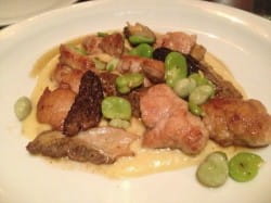 Sweetbreads, morels and madeira
