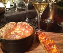 Tipsy cake, roast pineapple and Chateau d’Yquem