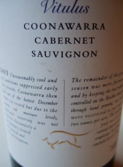 Spicy lamb stew with Coonawarra Cabernet