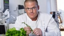 A Birds Eye pea and truffle buttie  with a glass of Meursault? It could only be Heston . . .